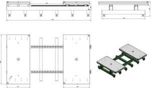Technische Zeichnung Werkzeugöffner 20 t (KFM 20000)