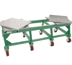 Mobiler Montagetisch für Spritzgussformen bis 3 t (KFW 3000) auf Rollen mit drehbaren Platten