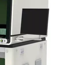 UV-Laserbeschriftungsanlage mit Schutzgehäuse